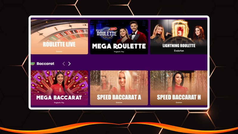 Trust dice casino and live casino games