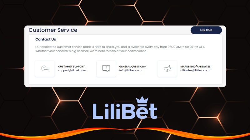 Lilibet customer support